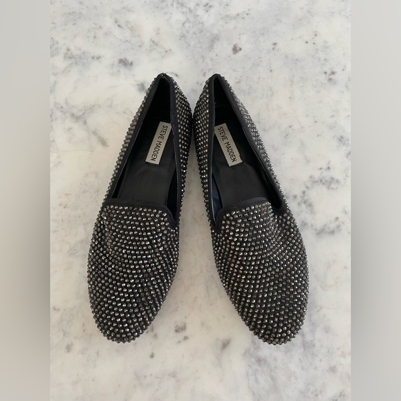 Steve Madden Rhinestone Loafer - Size 9.5 - Picture 1 of 3